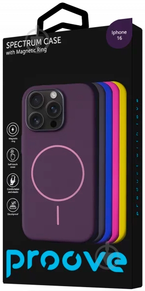 Чехол Proove для Apple iPhone 16 grape purple (PCSPIP160037) - фото 3