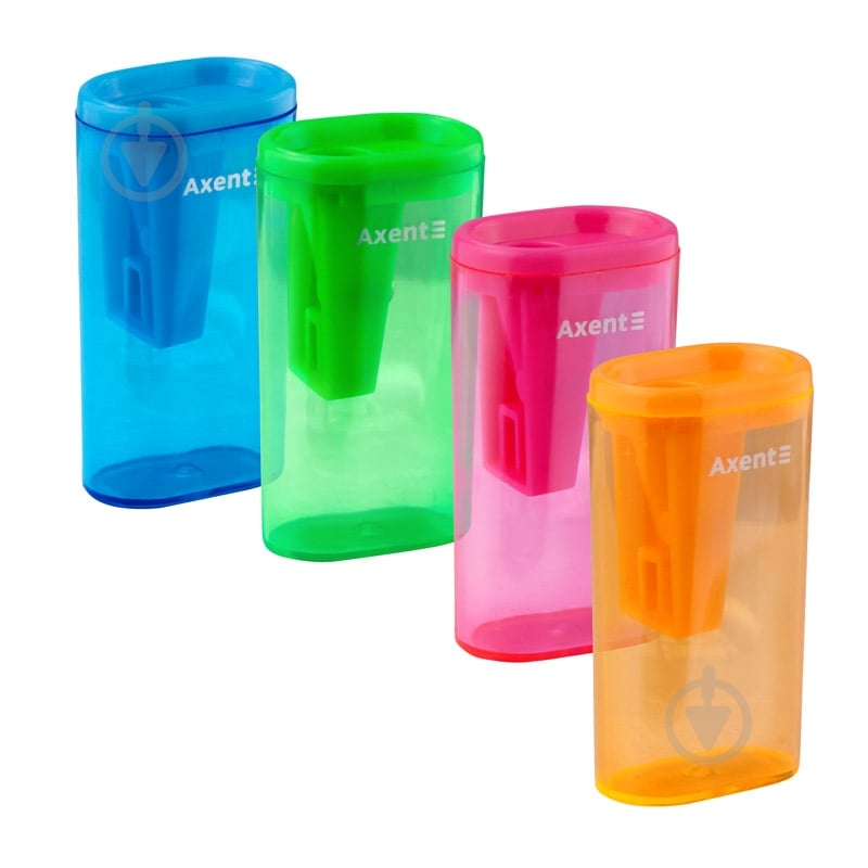 Точилка с контейнером Lighter в ассортименте 33092 Axent - фото 1
