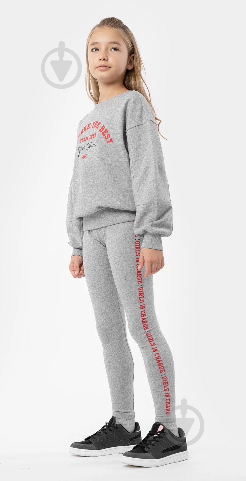 Лосины 4F JLEG003-27 р.146 серый - фото 2