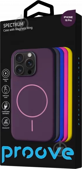Чехол Proove для Apple iPhone 16 Pro grape purple (PCSPIP16P037) - фото 3