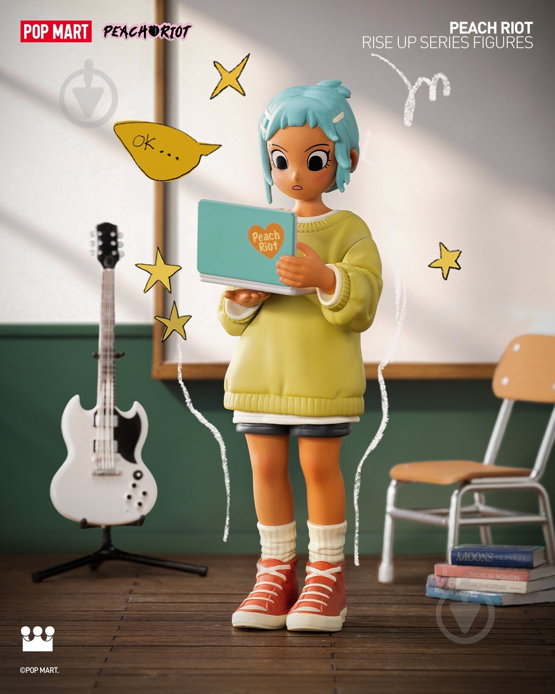 Ігрова фігурка-сюрприз POP MART Peach Riot (серія Rise Up) PRRU-01 - фото 15 Ігрова фігурка-сюрприз POP MART Peach Riot (серія Rise Up) PRRU-01 - фото 15