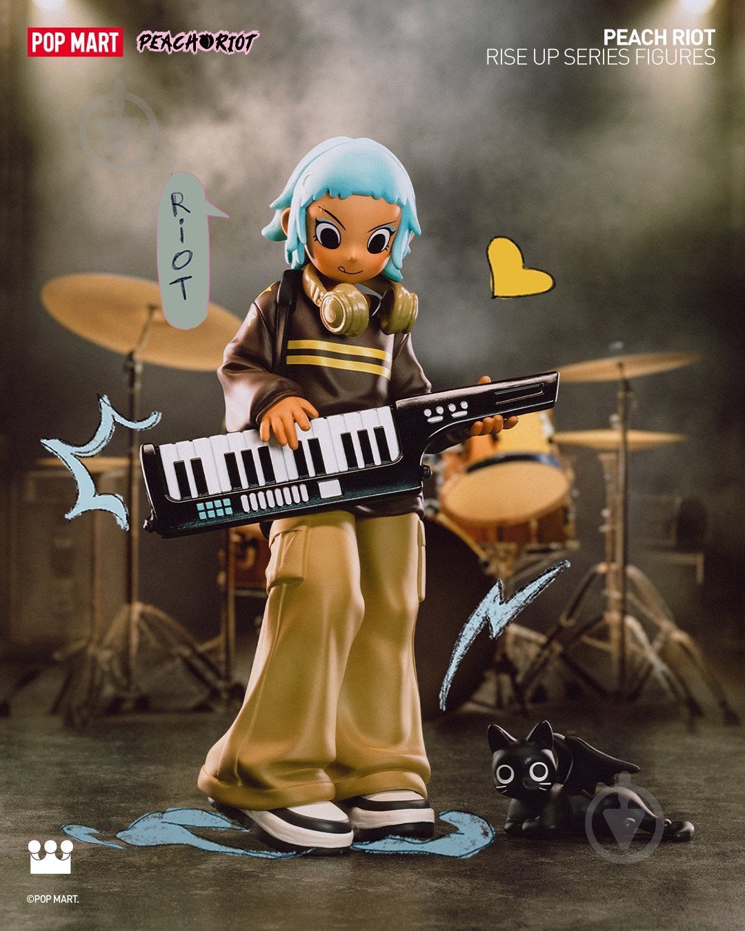 Ігрова фігурка-сюрприз POP MART Peach Riot (серія Rise Up) PRRU-01 - фото 12 Ігрова фігурка-сюрприз POP MART Peach Riot (серія Rise Up) PRRU-01 - фото 12