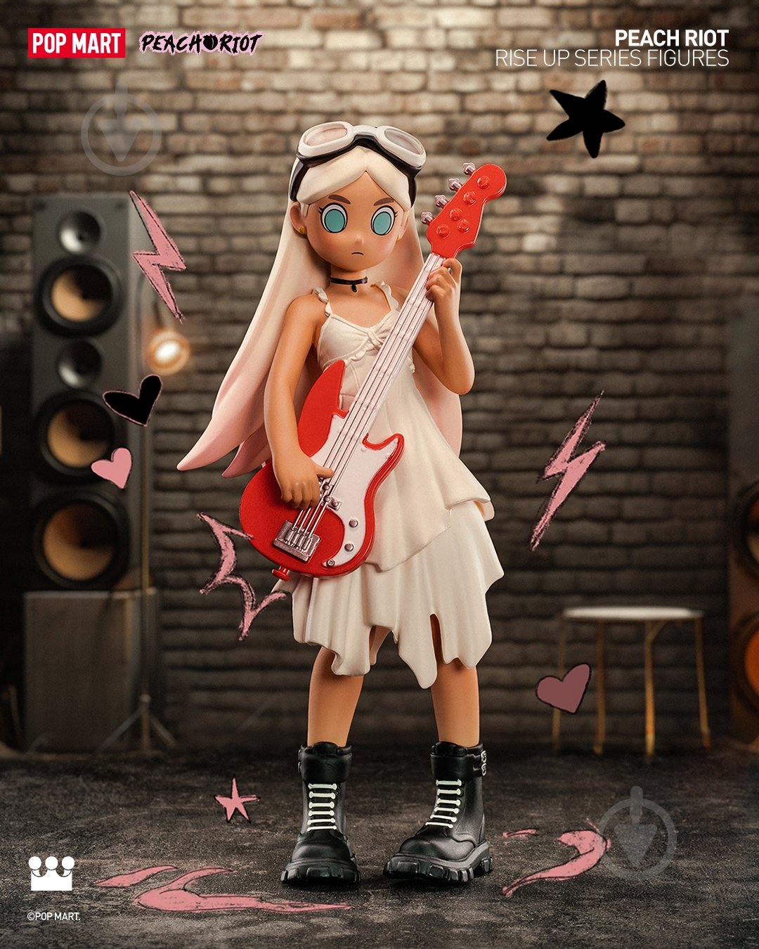 Ігрова фігурка-сюрприз POP MART Peach Riot (серія Rise Up) PRRU-01 - фото 10 Ігрова фігурка-сюрприз POP MART Peach Riot (серія Rise Up) PRRU-01 - фото 10