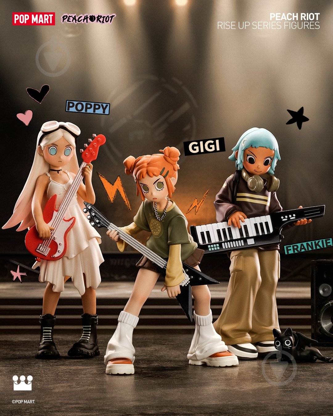 Ігрова фігурка-сюрприз POP MART Peach Riot (серія Rise Up) PRRU-01 - фото 2 Ігрова фігурка-сюрприз POP MART Peach Riot (серія Rise Up) PRRU-01 - фото 2