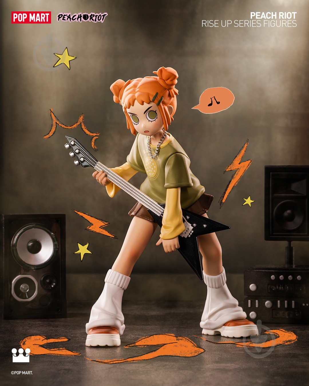 Ігрова фігурка-сюрприз POP MART Peach Riot (серія Rise Up) PRRU-01 - фото 6 Ігрова фігурка-сюрприз POP MART Peach Riot (серія Rise Up) PRRU-01 - фото 6