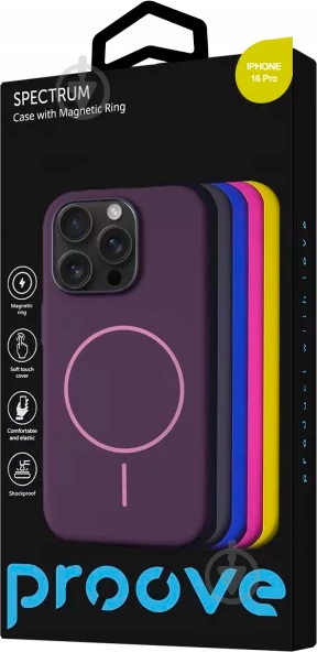 Чехол Proove для Apple iPhone 16 Pro sun yellow (PCSPIP16P040) - фото 3