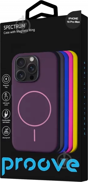 Чехол Proove для Apple iPhone 16 Pro Max deep black (PCSPIP16PM41) - фото 3 Чехол Proove для Apple iPhone 16 Pro Max deep black (PCSPIP16PM41) - фото 3