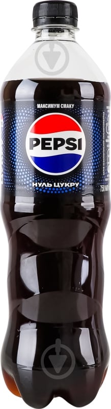 Безалкогольний напій Pepsi Zero Sugar 0,75 л - фото 2