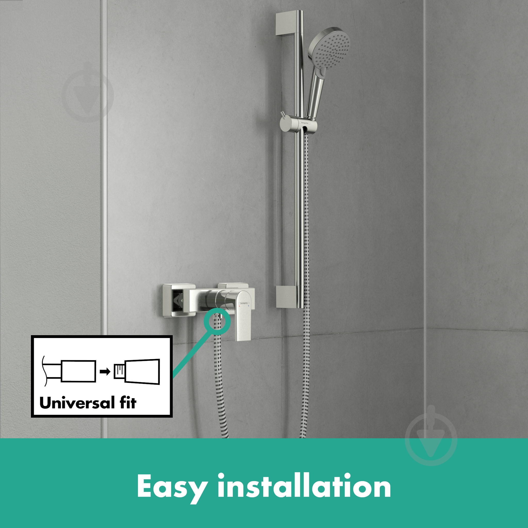 Смеситель для душа Hansgrohe 71650000 - фото 6