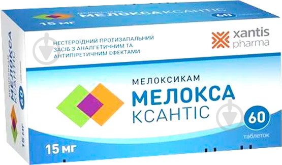 Мелокса Санека Фармасьютікалз по 15 мг №60 (10х6) таблетки - фото 1