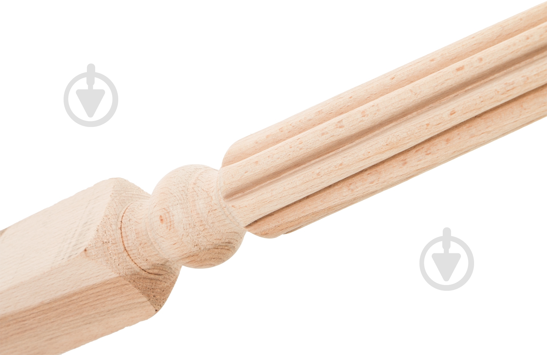 Балясина РОМАШКА буковая фрезерованная 48x48x900 мм сорт высший (Б-3) - фото 2