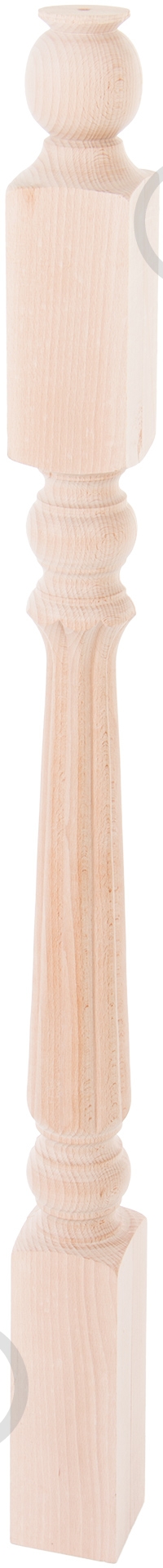 Столб РОМАШКА буковый фрезерованный 80x80x1100 мм сорт высший (Б-4) - фото 1 Столб РОМАШКА буковый фрезерованный 80x80x1100 мм сорт высший (Б-4) - фото 1