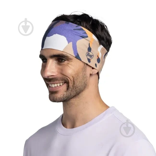 Пов'язка BUFF Coolnet UV Wide Headband 135906,555 р.one size різнокольоровий - фото 2