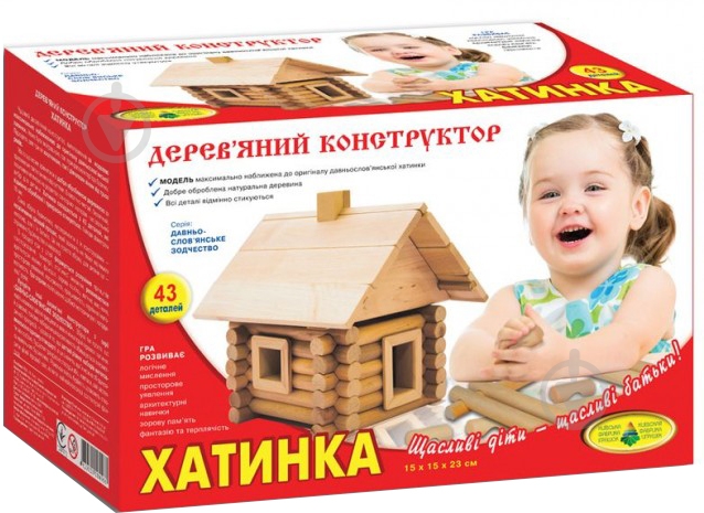 Конструктор КФИ Избушка 4820121184061 - фото 2 Конструктор КФИ Избушка 4820121184061 - фото 2