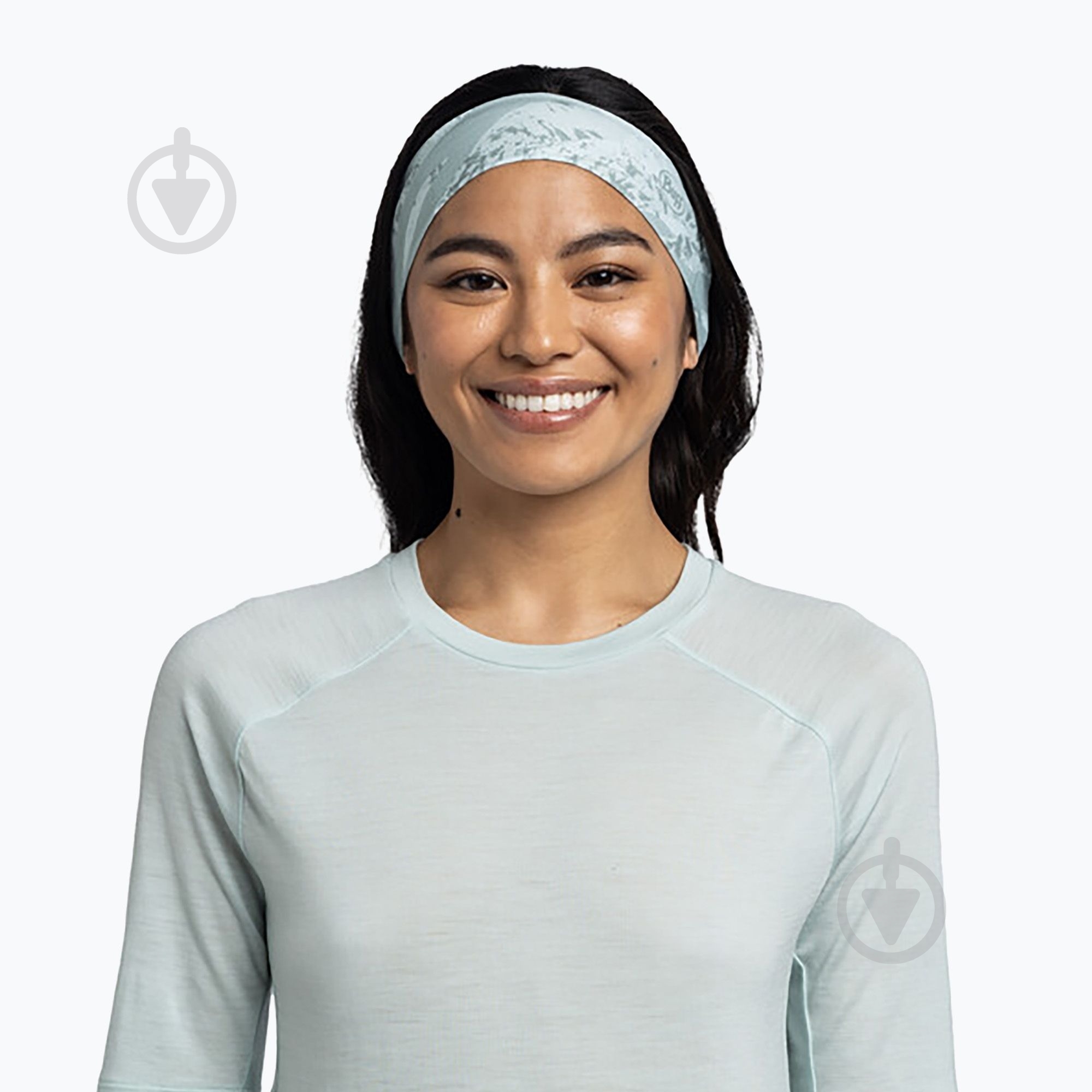 Пов'язка BUFF CoolNet UV Slim Headband 135914,826 р.one size зелений - фото 3