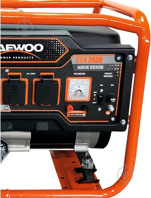 Генератор бензиновий Daewoo 3,3 кВт / 3,6 кВт 220 В GDK3600 - фото 3
