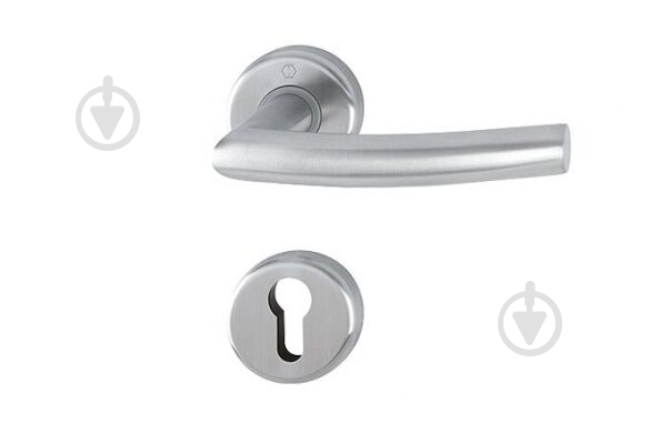 Ручка на розетке Hoppe alta 3880824 нержавеющая сталь f69 902.92.210 PZ сатин - фото 1 Ручка на розетке Hoppe alta 3880824 нержавеющая сталь f69 902.92.210 PZ сатин - фото 1