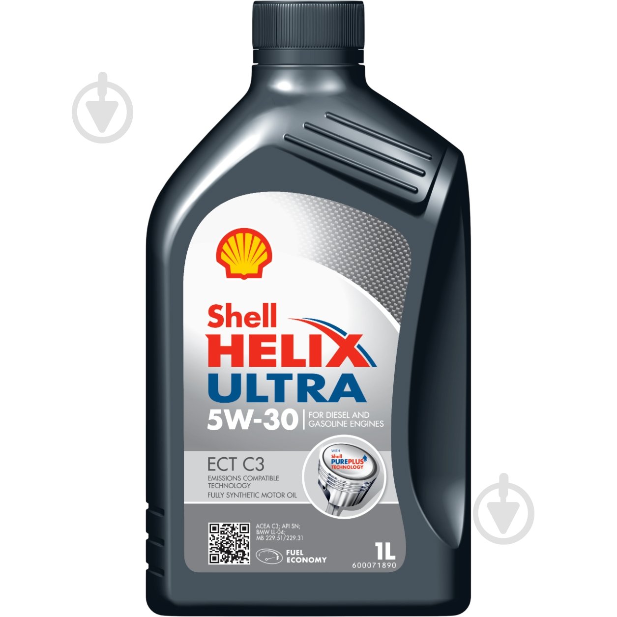 Моторное масло синтетическое SHELL Helix Ultra ECT C3 5W-30 1 л (ТОВ-У505773) - фото 1
