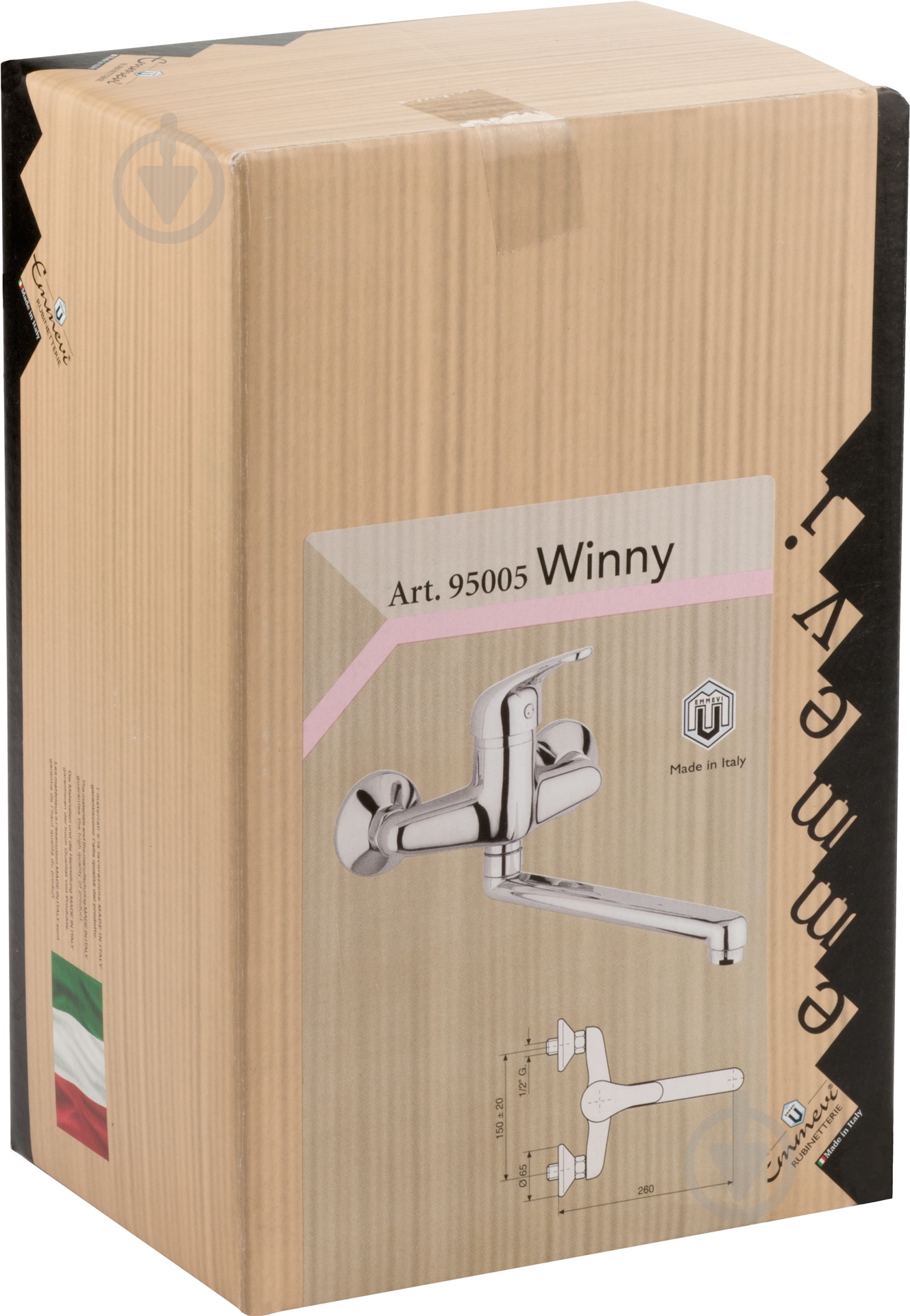 Смеситель для кухни Emmevi Rubinetterie Winny CR95005 - фото 3