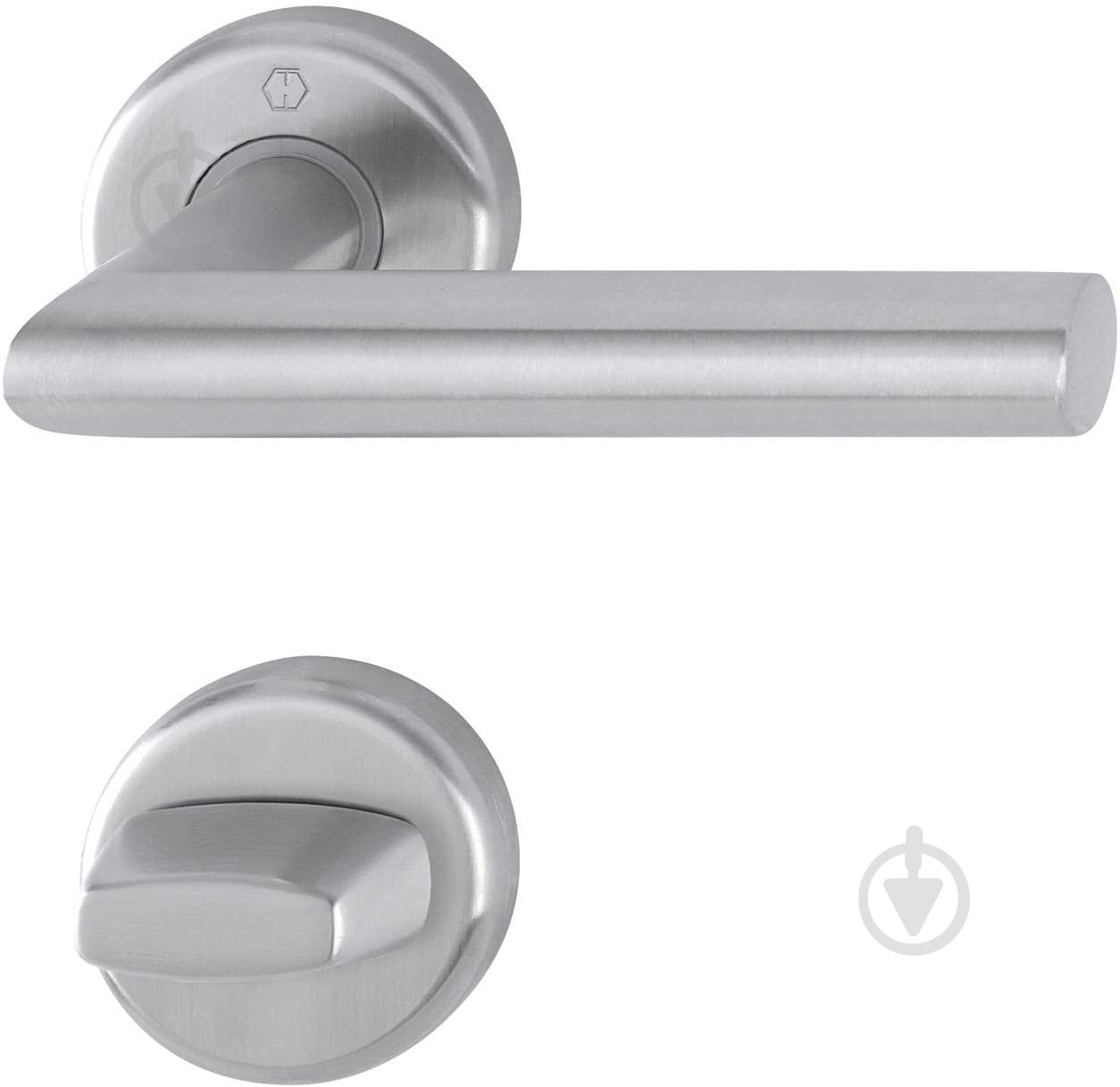 Ручка на розетке Hoppe utrecht 3883996 нержавеющая сталь f69 902.93.168 WC сатин - фото 1 Ручка на розетке Hoppe utrecht 3883996 нержавеющая сталь f69 902.93.168 WC сатин - фото 1