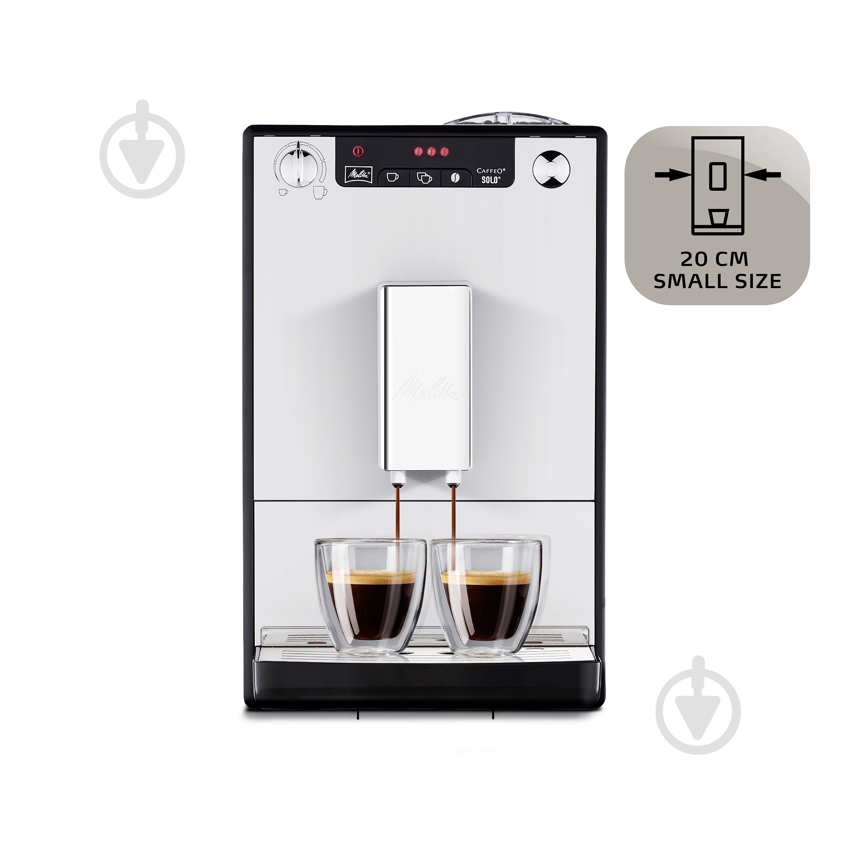 Кофемашина Melitta E950-203 Solo Silver-Black - фото 4 Кофемашина Melitta E950-203 Solo Silver-Black - фото 4