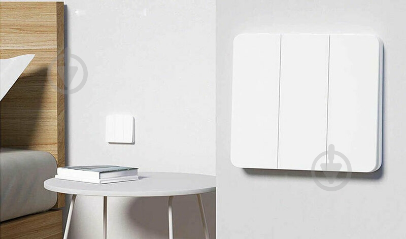 Умный выключатель Yeelight Flex Switch 16A White (Three Buttons) белый - фото 2