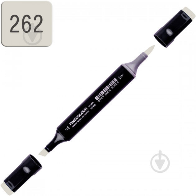 Маркер спиртовой FINECOLOUR EF102-262 желтовато-серый №4 - фото 2 Маркер спиртовой FINECOLOUR EF102-262 желтовато-серый №4 - фото 2