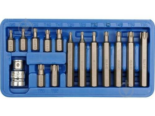 Набор бит Vorel Torx 15 шт. 66580 - фото 1 Набор бит Vorel Torx 15 шт. 66580 - фото 1
