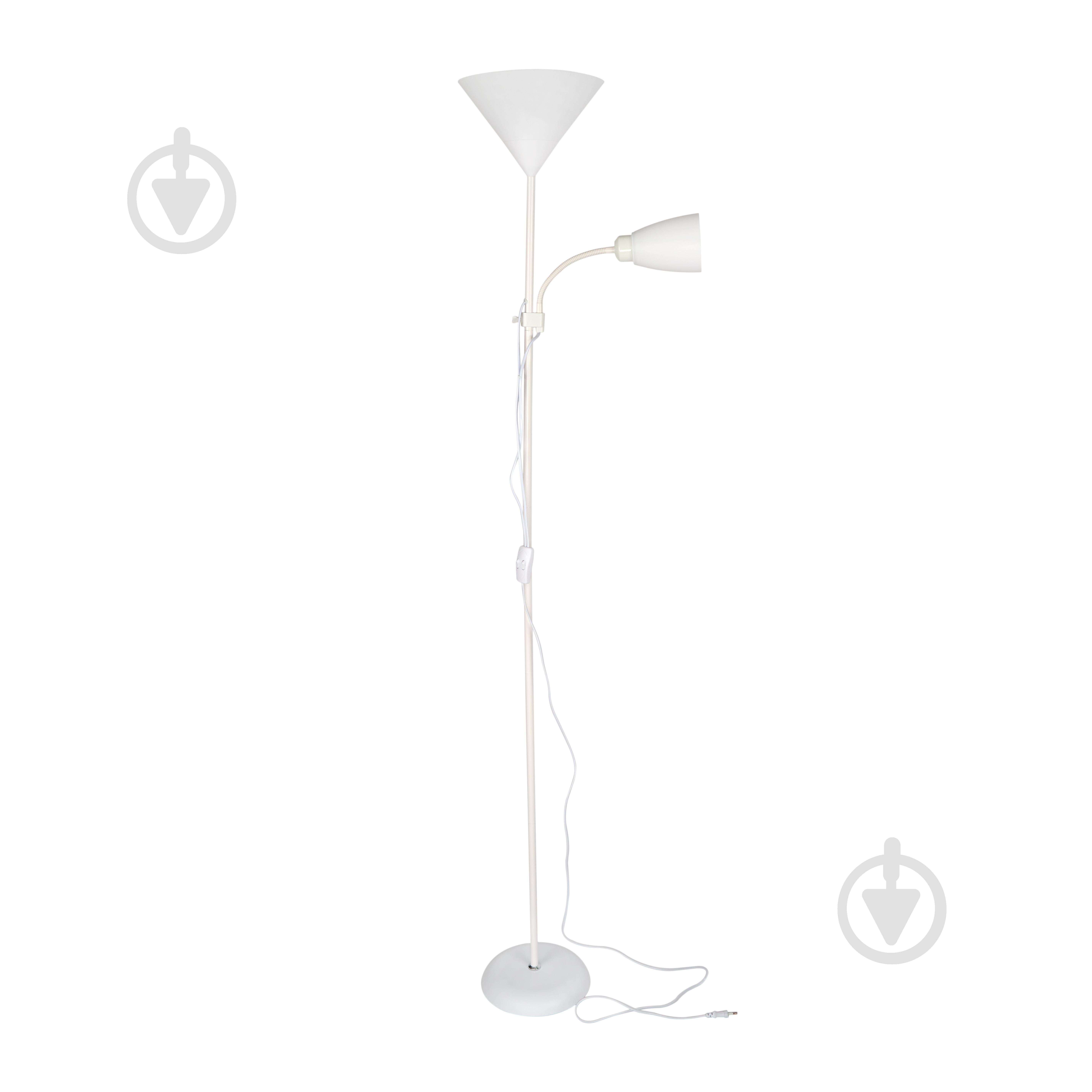Торшер Berger 1050-FL-2 White 40 Вт Е27 1050-FL-2 White - фото 2
