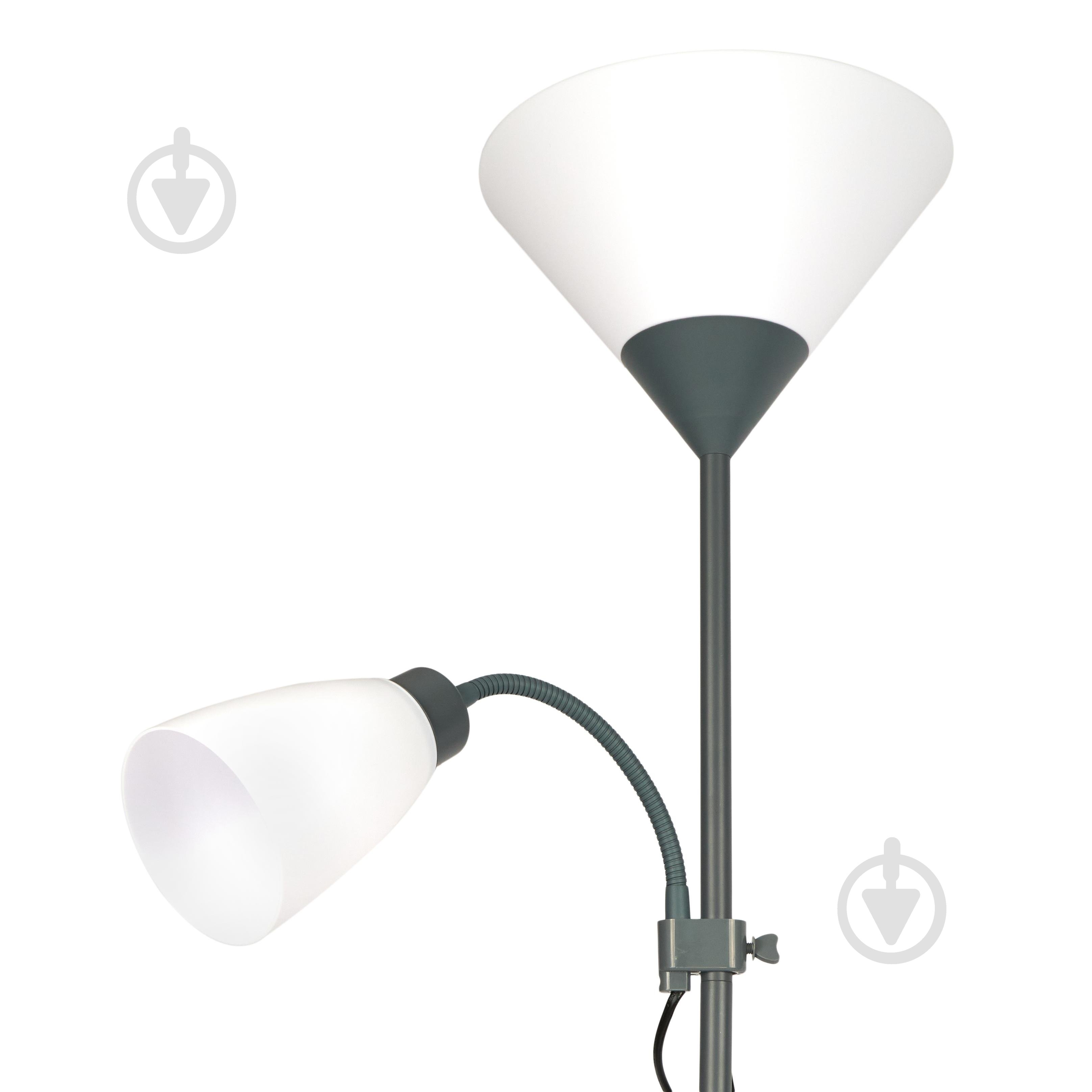 Торшер Berger 1050-FL-2 Grey 40 Вт Е27 сірий 1050-FL-2 Grey - фото 3