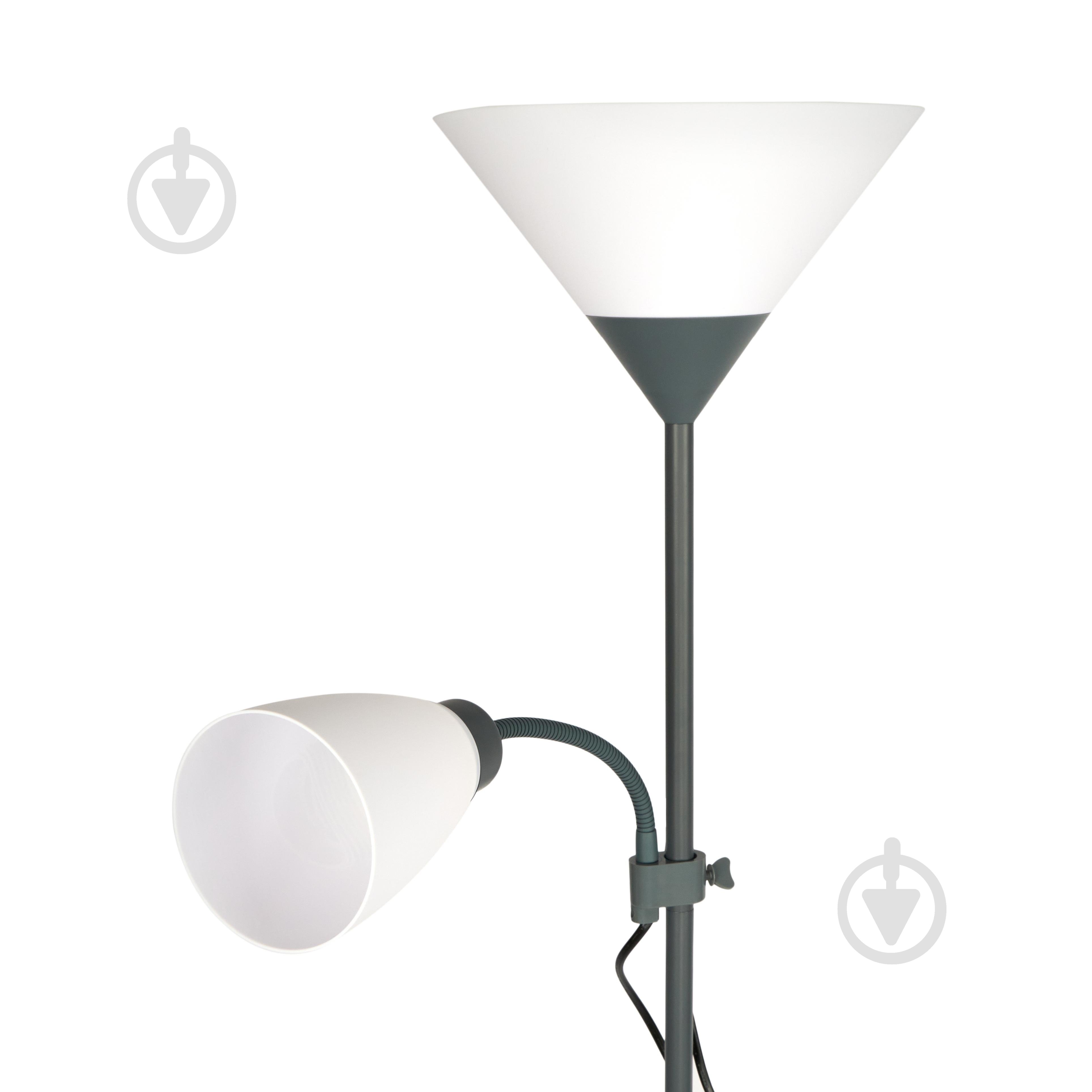 Торшер Berger 1050-FL-2 Grey 40 Вт Е27 сірий 1050-FL-2 Grey - фото 5