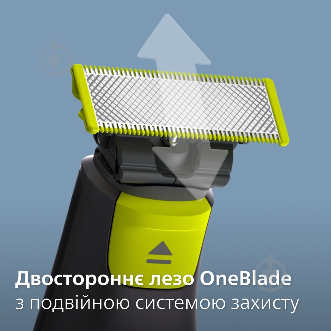 Лезвия сменные Philips OneBlade Face + Body QP620/50 - фото 8