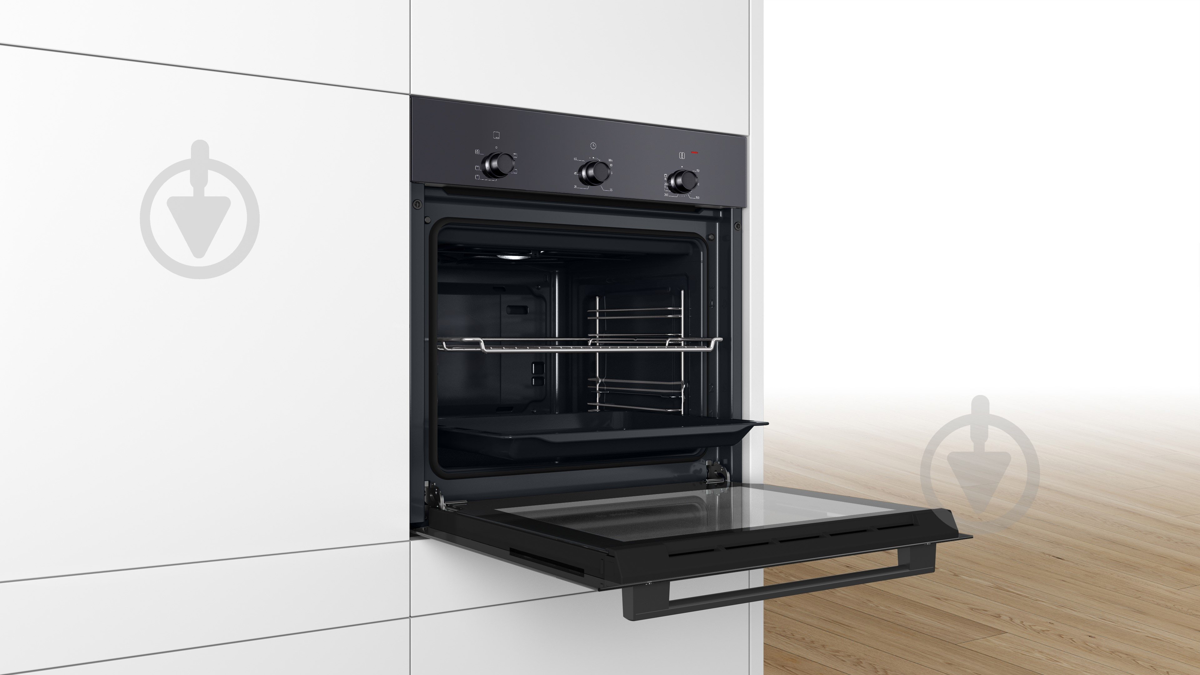 Комплект вбудовуваної техніки Bosch (духова шафа HBF011BA1T + варильна поверхня PBH6C6K90R ) - фото 5