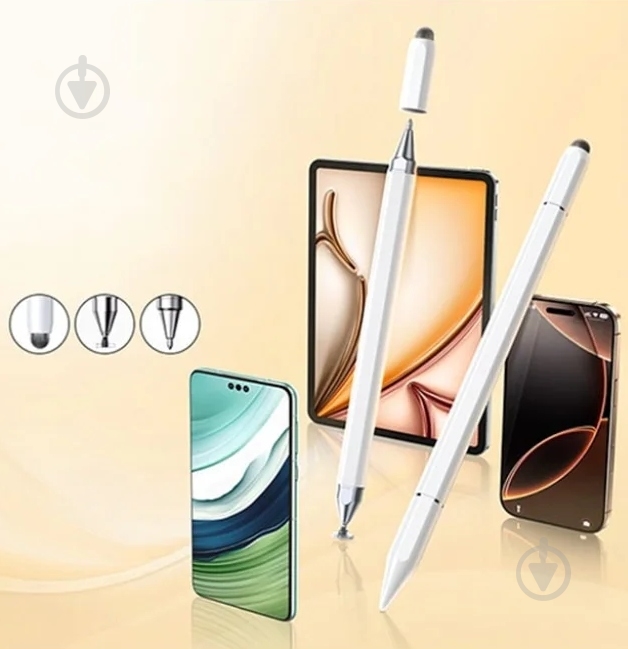 Стилус UGREEN Magnetic Stylus Pen 3-in-1 LP952 - фото 3 Стилус UGREEN Magnetic Stylus Pen 3-in-1 LP952 - фото 3