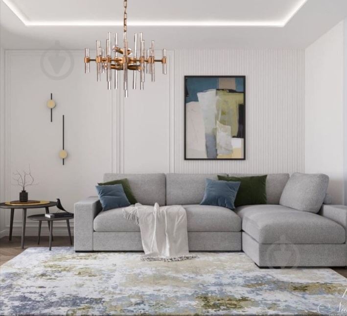 Люстра подвесная Right Selection 7x60 Вт E14 золотой RS-3570-5-2A - фото 2