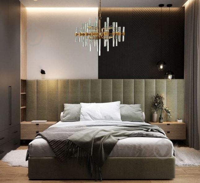 Люстра подвесная Right Selection 7x60 Вт E14 золотой RS-3570-5-2B - фото 2 Люстра подвесная Right Selection 7x60 Вт E14 золотой RS-3570-5-2B - фото 2