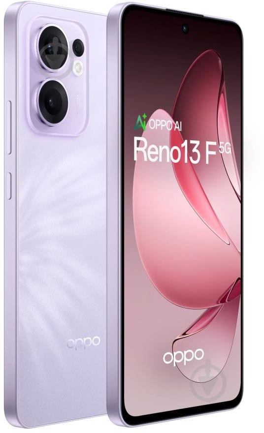 Смартфон OPPO Reno13 F 5G 8/256GB plume purple (CPH2699 PURPLE 8/256) - фото 6