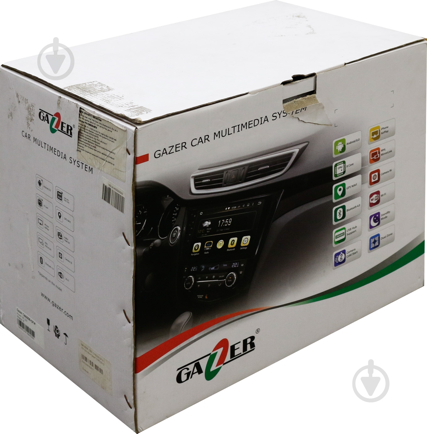 УЦІНКА! Автомагнітола Gazer CM6008-GFW (УЦ №18) - фото 4 УЦІНКА! Автомагнітола Gazer CM6008-GFW (УЦ №18) - фото 4