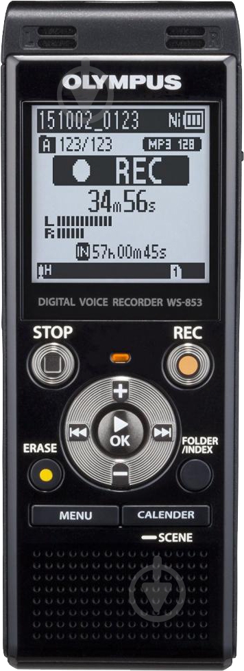 Диктофон WS-853 8GB Black (V415131BE000) - фото 1 Диктофон WS-853 8GB Black (V415131BE000) - фото 1
