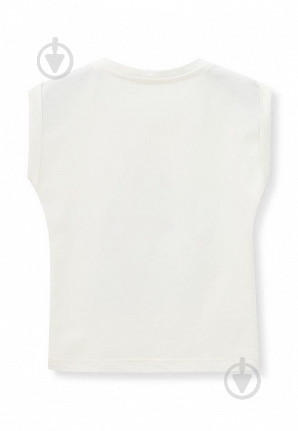 Футболка для девочек Роза р.92 молочный 201235 - фото 2