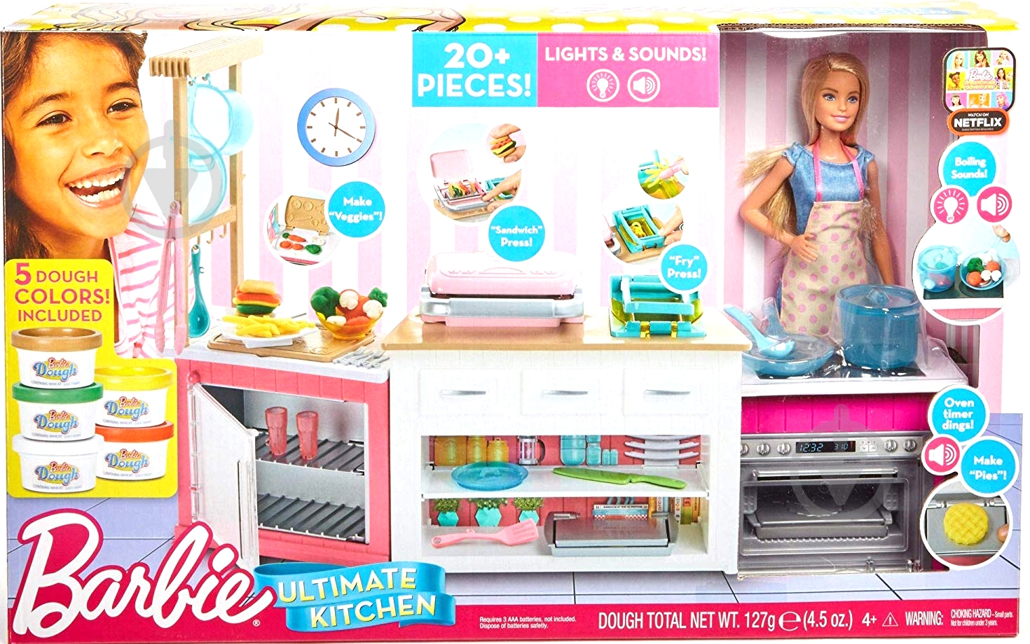Игровой набор Barbie Готовим вместе FRH73 - фото 1 Игровой набор Barbie Готовим вместе FRH73 - фото 1