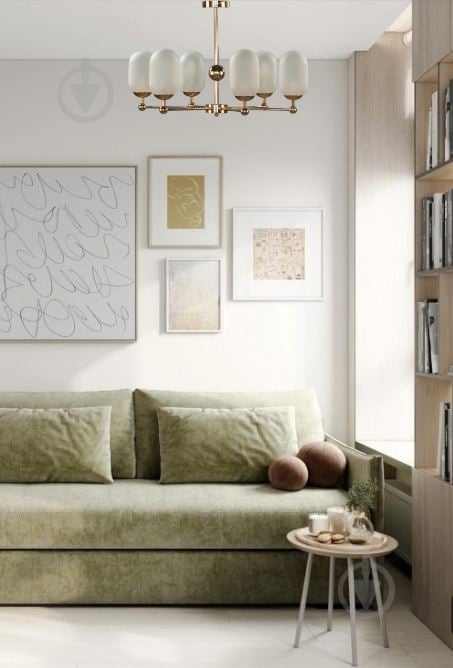 Люстра підвісна Right Selection 6x60 Вт E14 золотий RS-464-6-LuxGold - фото 2