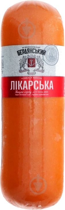 Ковбаса Бердянські ковбаси Лікарська 2261614986014 - фото 1