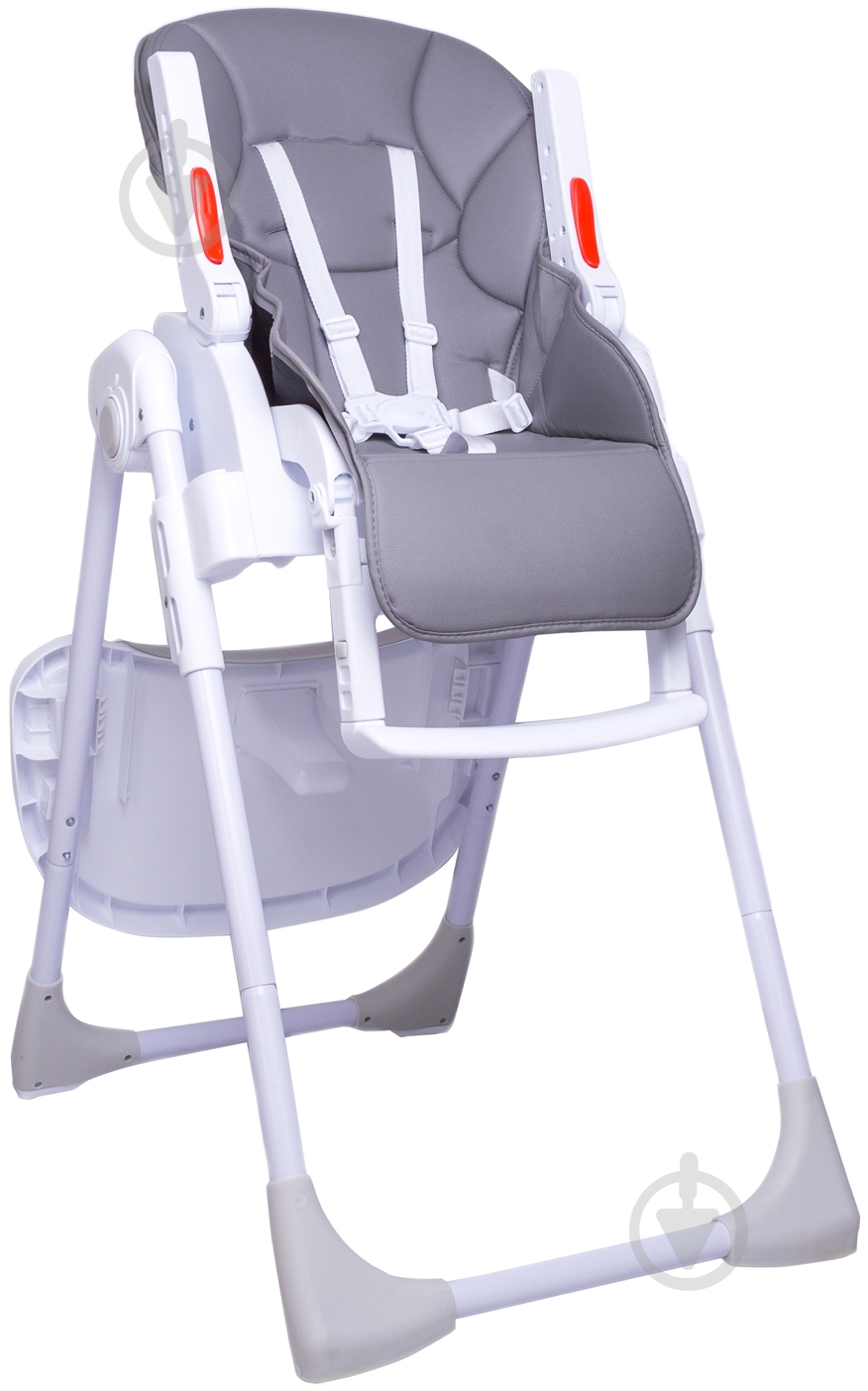 Стульчик для кормления Bugs Studio серый - фото 2