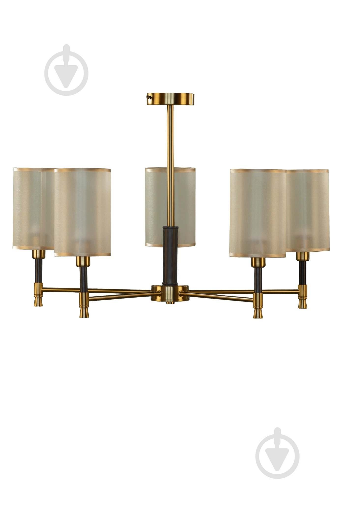 Люстра подвесная Right Selection 5x60 Вт E14 золотой RS-473-5-COPPER-BK - фото 1