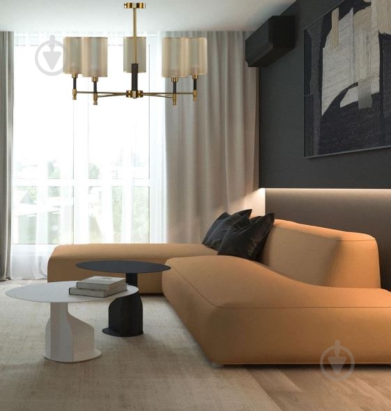 Люстра подвесная Right Selection 5x60 Вт E14 золотой RS-473-5-COPPER-BK - фото 2