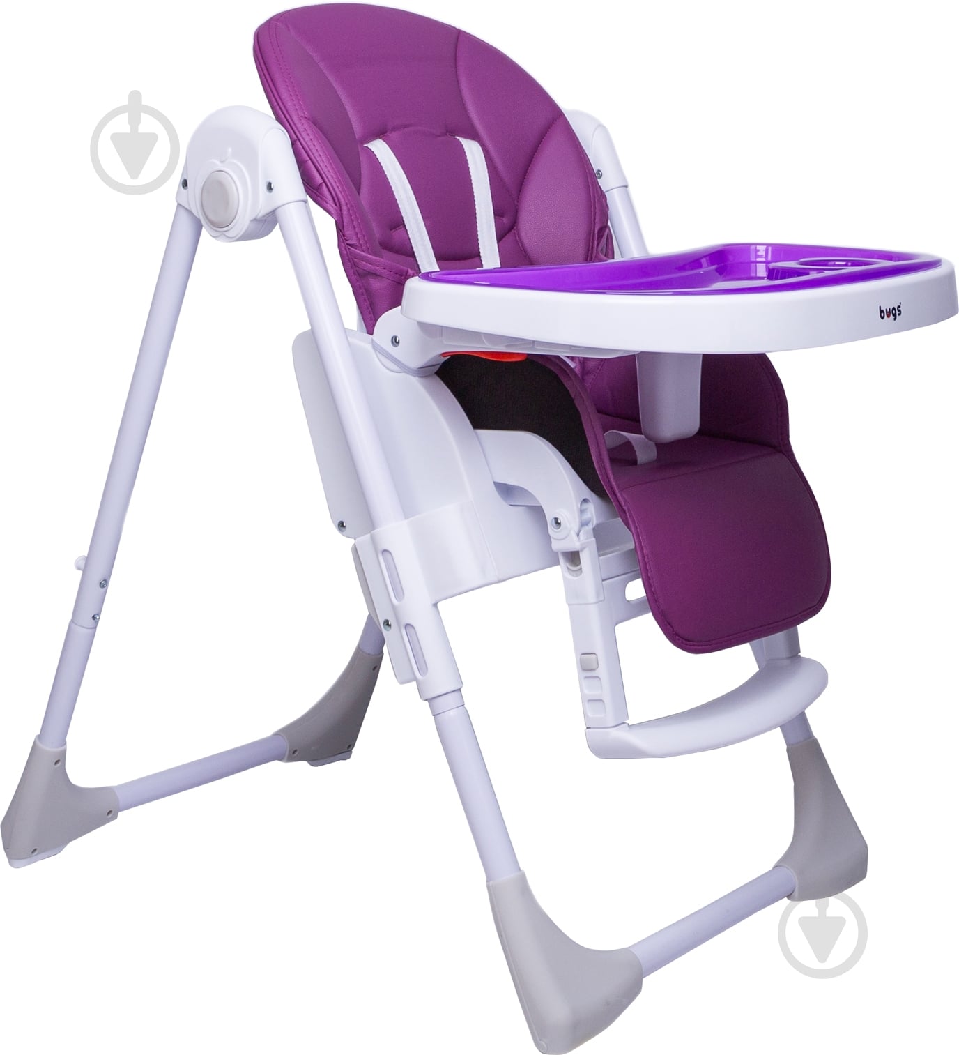 Стульчик для кормления Bugs Studio фиолетовый - фото 4