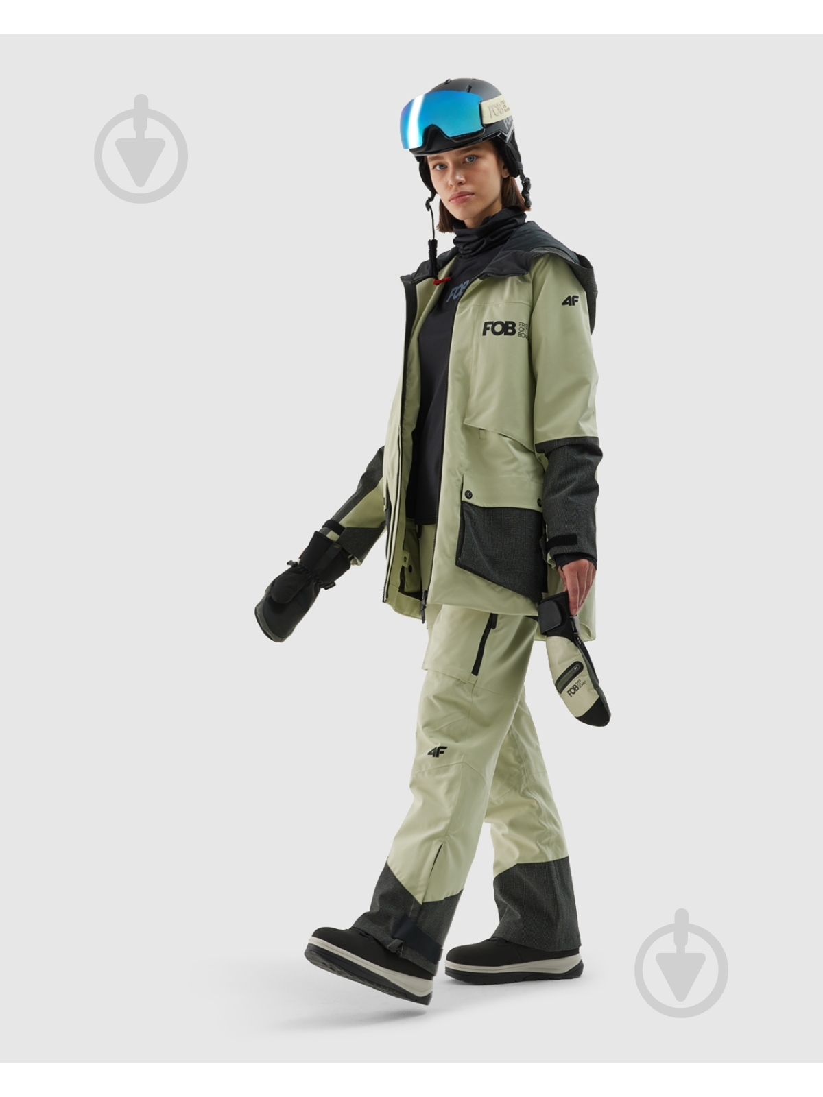 Брюки 4F TROUSERS FNK F701 4FWAW24TFTRF701-44S р. S хаки - фото 6