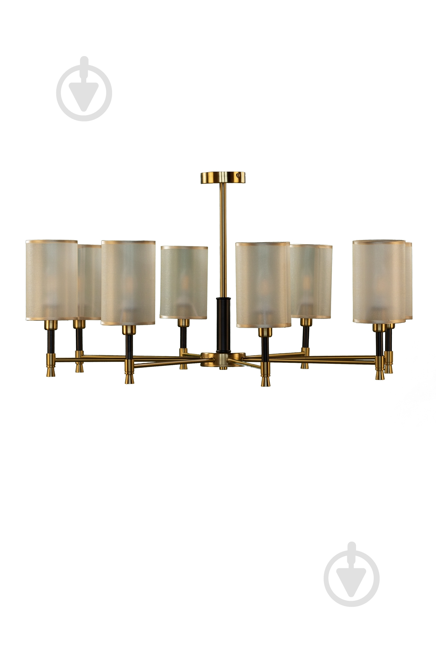 Люстра подвесная Right Selection 8x40 Вт E14 золотой RS-473-8-COPPER-BK - фото 1