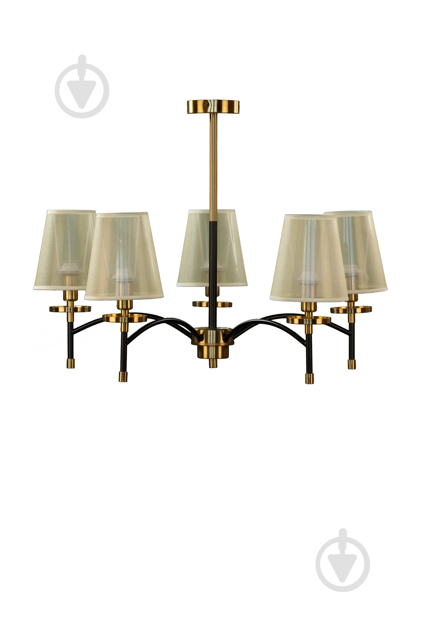 Люстра подвесная Right Selection 5x40 Вт E14 золотой RS-474-5-COPPER-BK - фото 1 Люстра подвесная Right Selection 5x40 Вт E14 золотой RS-474-5-COPPER-BK - фото 1